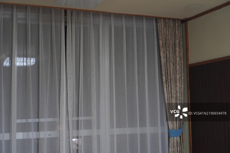 薄纱窗帘图片素材