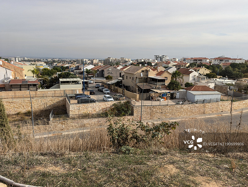 最后一栋面向加沙地带的斯德罗特房屋图片素材