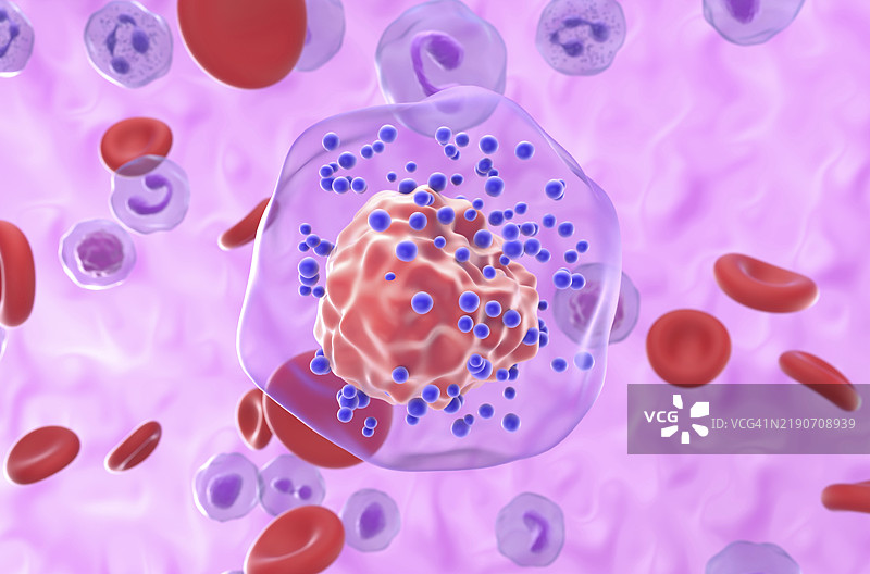 三阴性乳腺癌细胞插图图片素材