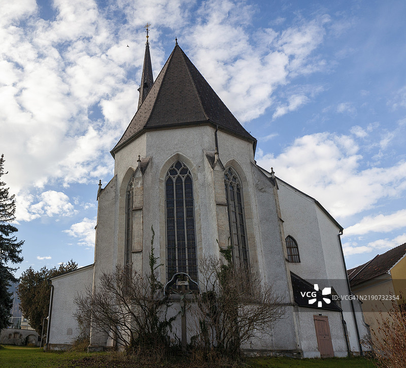 瓦森教堂，莱奥本，施蒂利亚，奥地利，欧洲图片素材