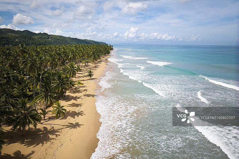 多米尼加共和国的科松海滩图片素材