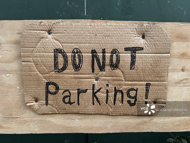 禁止停车标志，纽约皇后区图片素材