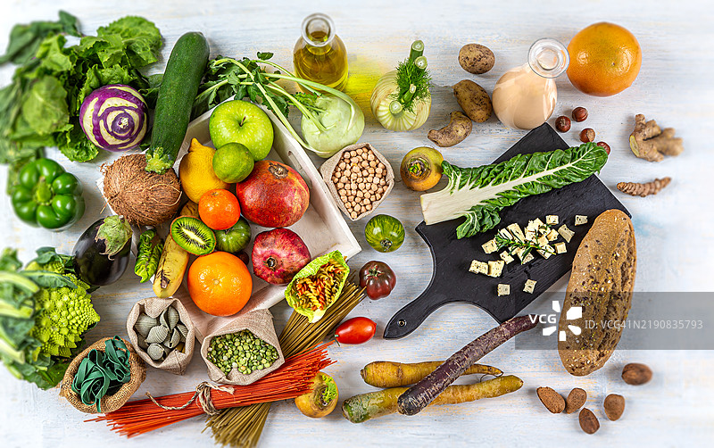 水果、蔬菜、有机谷物图片素材