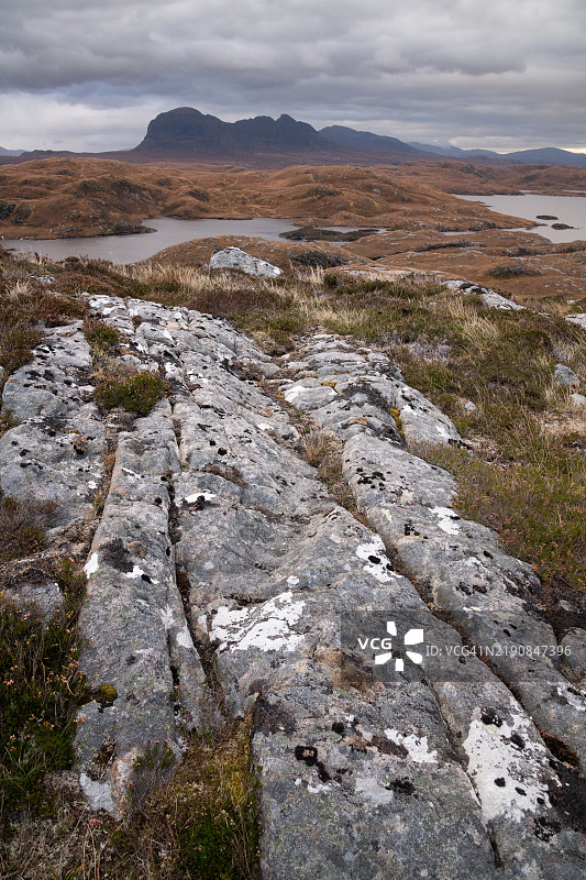 天空下的美丽土地景观图片素材