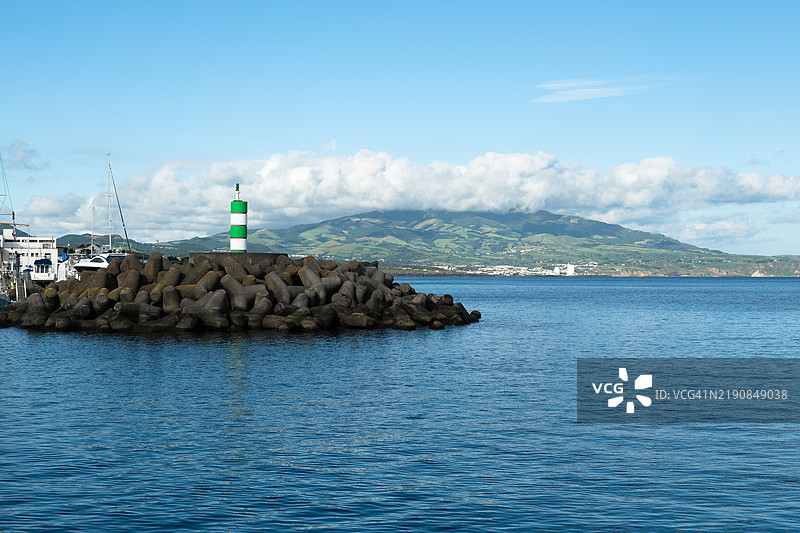 海洋与天空的美丽景色图片素材