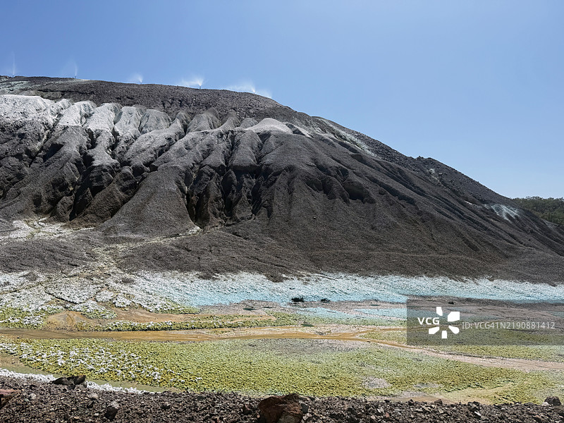 铜矿堆浸灌溉图片素材