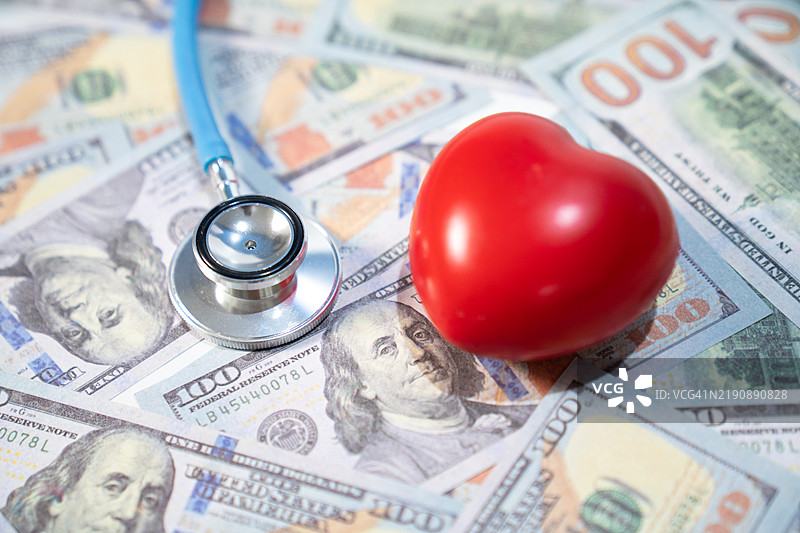 心脏病，健康保险，概念图片素材