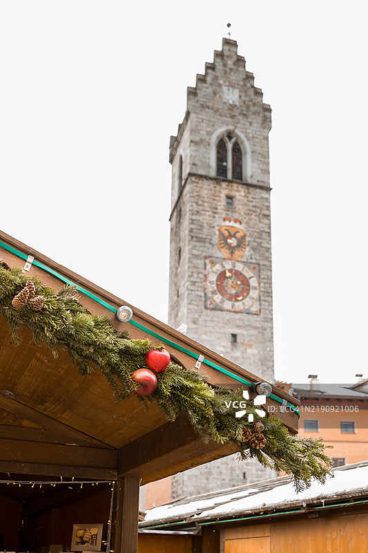 意大利圣诞季节的维皮泰诺（斯特尔青）图片素材