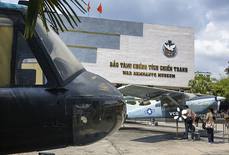 胡志明市战争遗迹博物馆，越南。图片素材