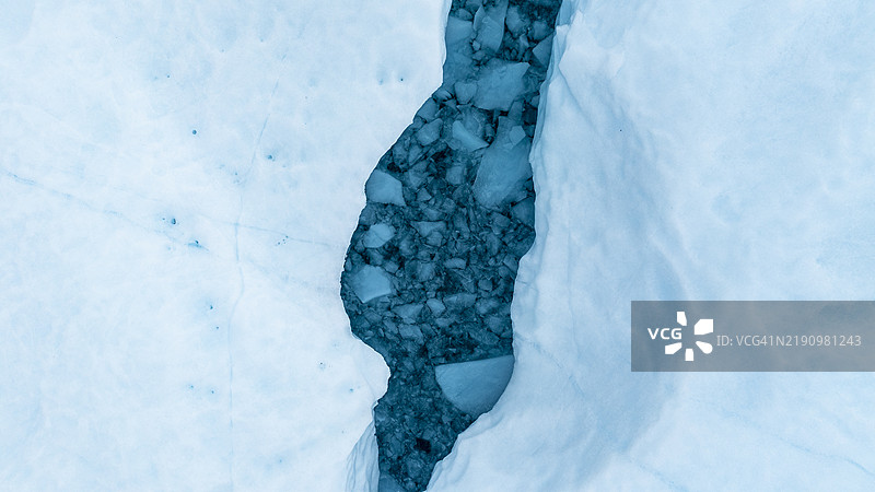 格林兰西部努克冰峡湾的冰块特写，丹麦，极地地区图片素材