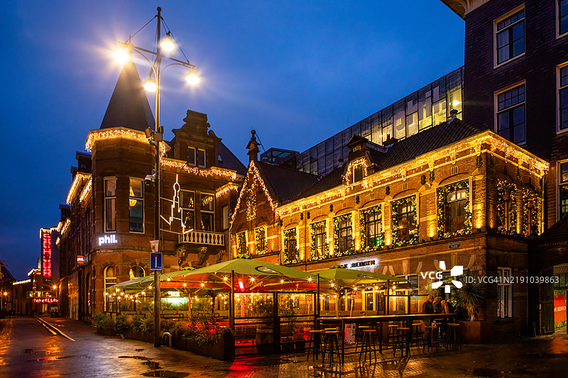 哈勒姆的圣诞装饰图片素材