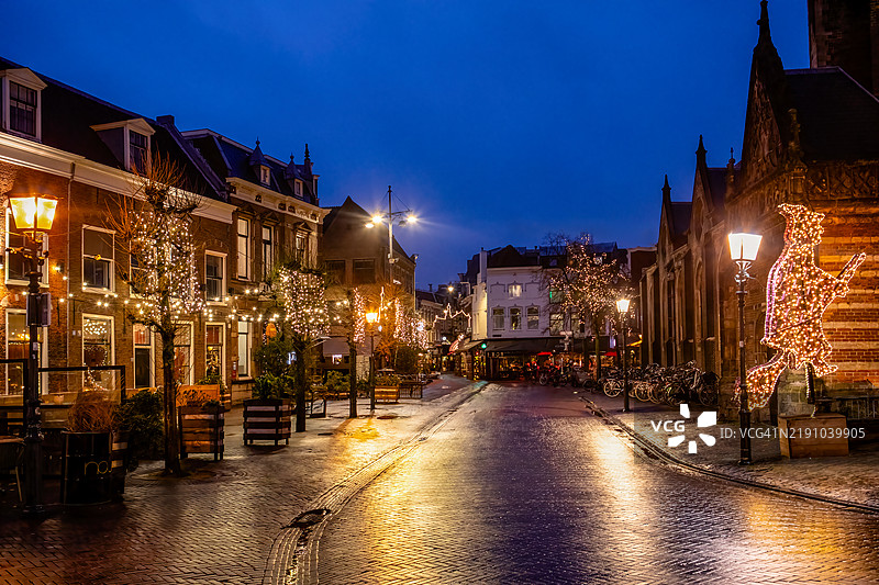 哈勒姆的圣诞装饰图片素材