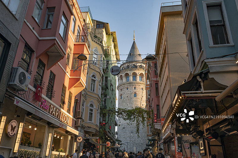 土耳其伊斯坦布尔的加拉塔塔图片素材