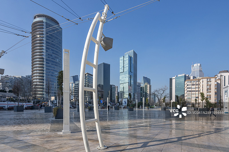 土耳其伊斯坦布尔的巴巴罗斯·海雷丁帕夏清真寺图片素材