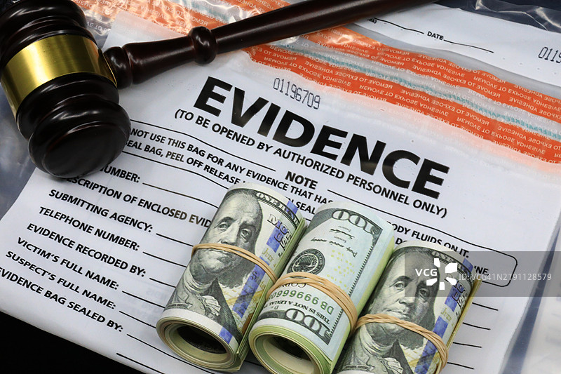 带有证据的审判图片素材