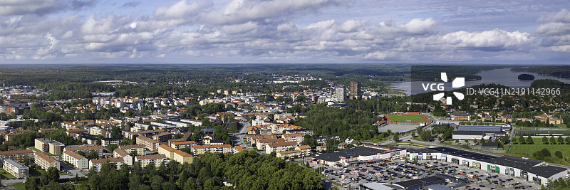 诺尔特尔耶的全景视图图片素材