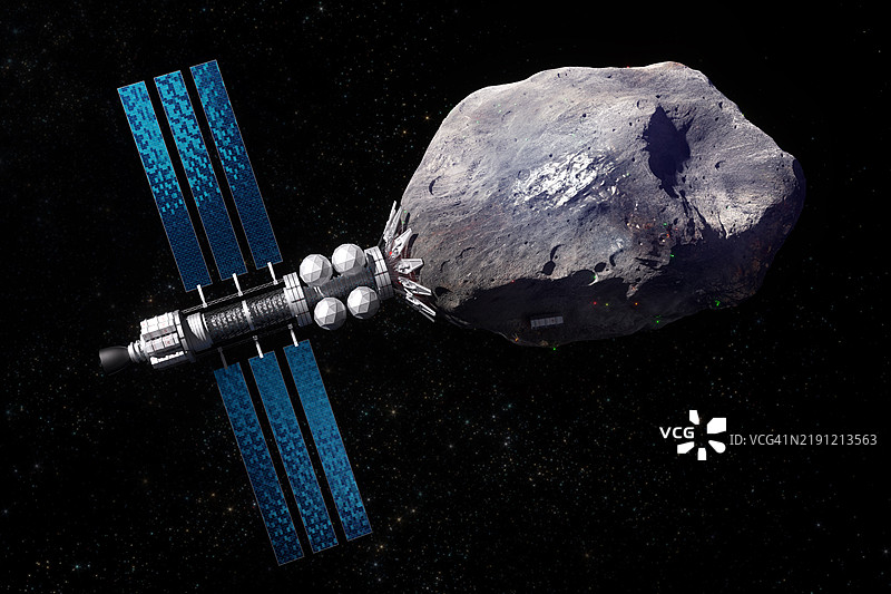 小行星采矿图片素材