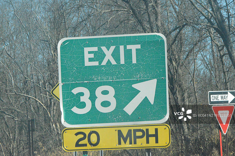 38号出口标志图片素材