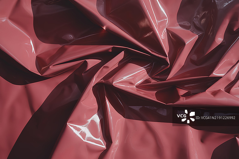皱褶的半透明材料特写视图图片素材