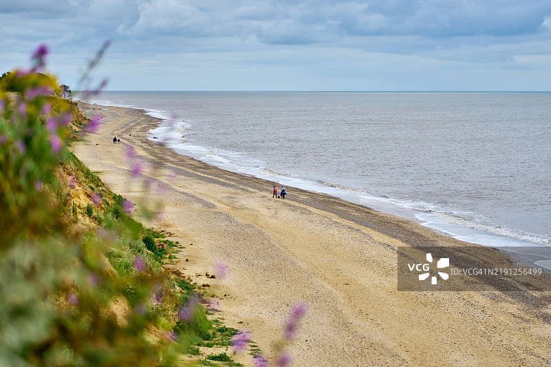科维希海滩 - 萨福克 - 英国图片素材
