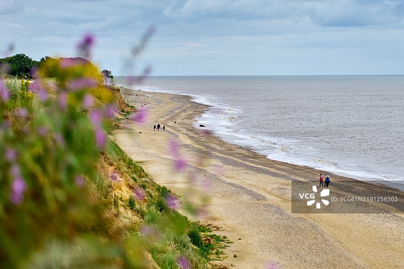 科维希海滩 - 萨福克 - 英国图片素材