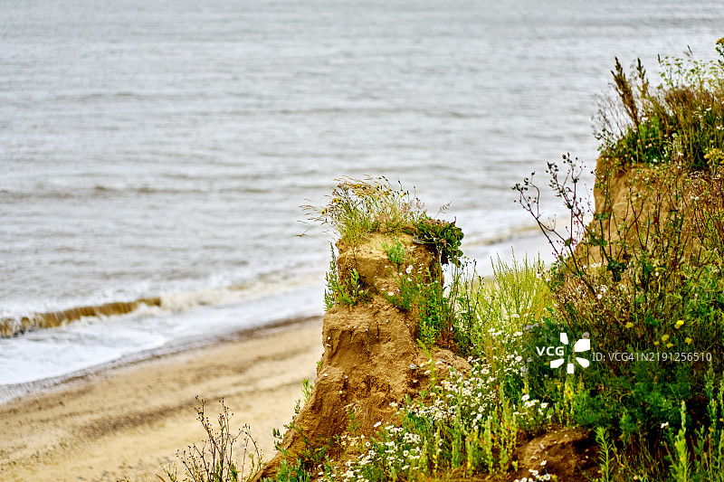 科维希的悬崖顶端 - 萨福克 - 英国图片素材