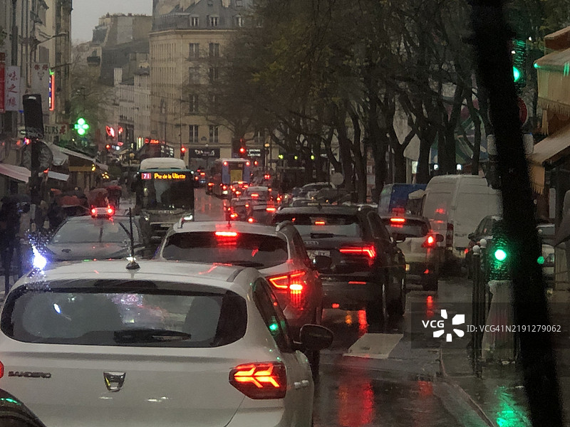 严重的交通堵塞图片素材