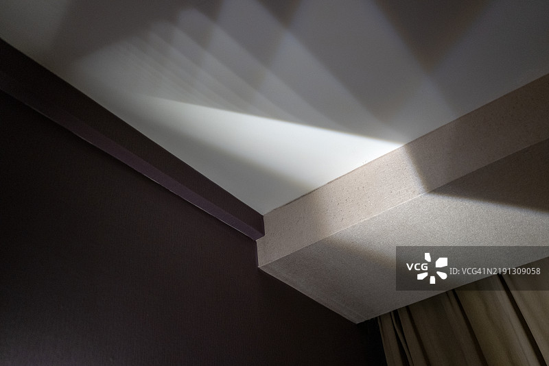 抽象天花板灯光效果图片素材