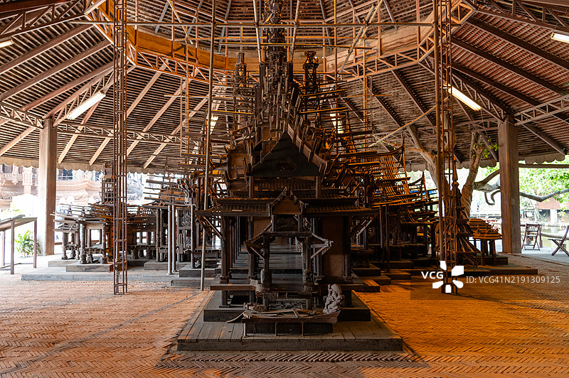 真理圣殿的缩尺模型图片素材