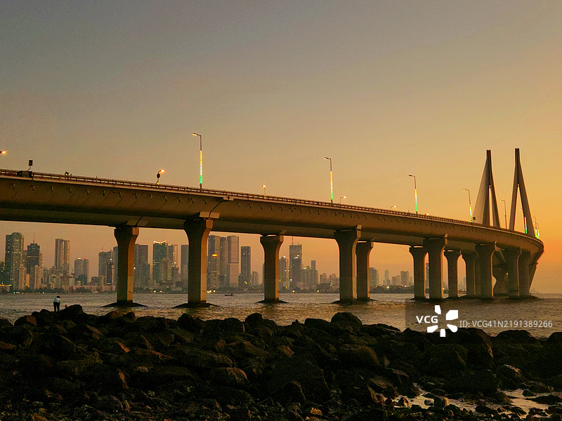 孟买海链接桥图片素材