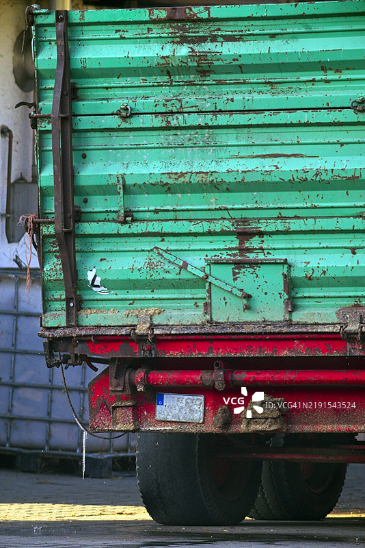 农用车辆拖车图片素材