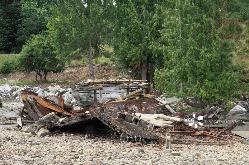 松鼠湾的船只失事图片素材