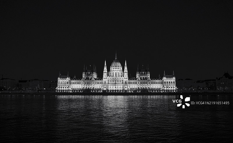 布达佩斯的夜景图片素材