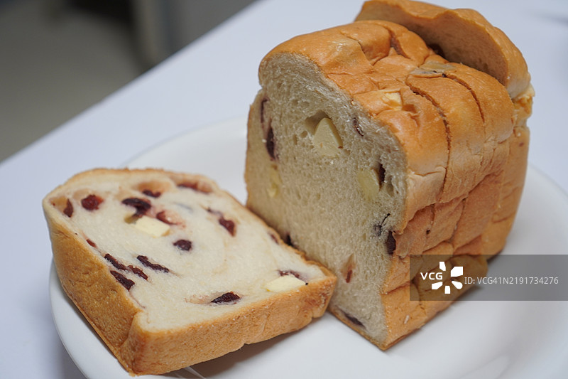 蔓越莓奶油奶酪面包图片素材