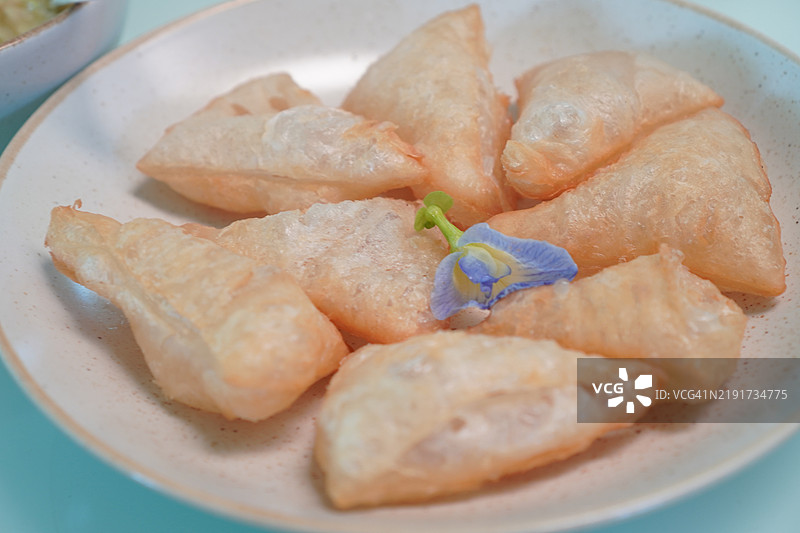 脆皮印度薄饼食谱图片素材