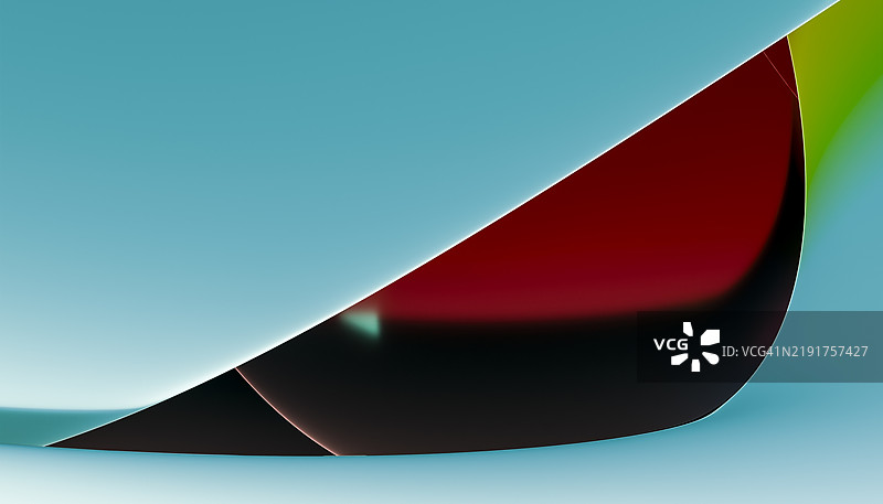 重叠形状构成的抽象背景，展现出丰富多彩和充满活力的构图图片素材