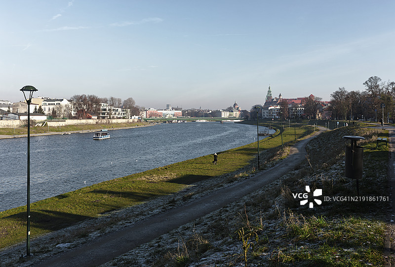 克拉科夫的维斯瓦河图片素材