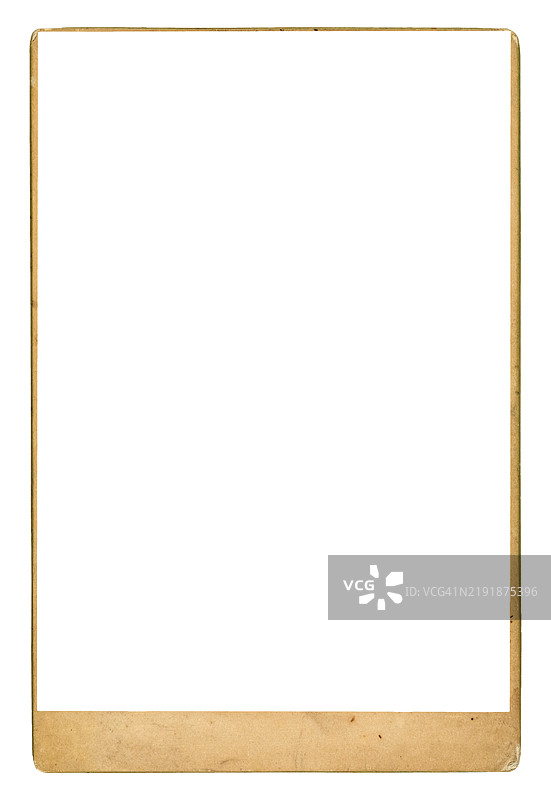空的复古照片框，带有空白白色空间图片素材