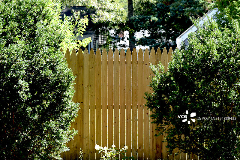木栅栏图片素材