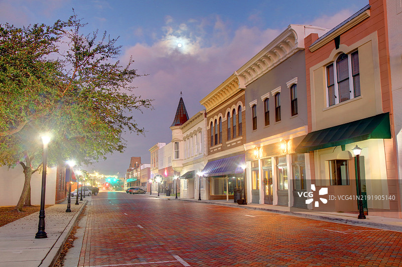 密西西比州比洛克西市中心图片素材