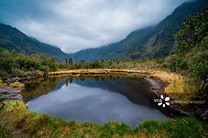 彼得的泳池，新西兰西海岸图片素材