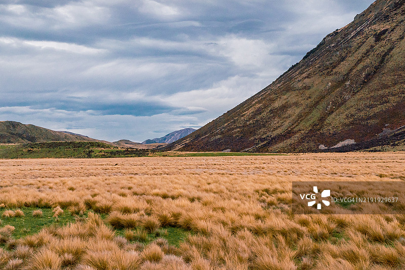 新西兰的特兰兹阿尔派火车之旅图片素材
