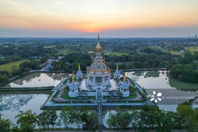 泰国孔敬省著名寺庙。图片素材