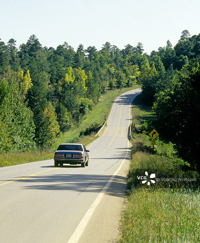 阿肯色州的风景公路7号图片素材