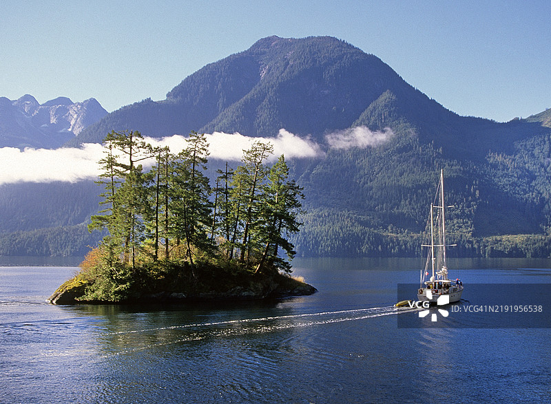 内陆航道航行图片素材