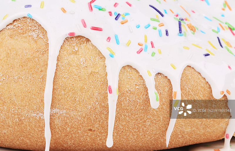 桌子上的蛋糕特写图片素材