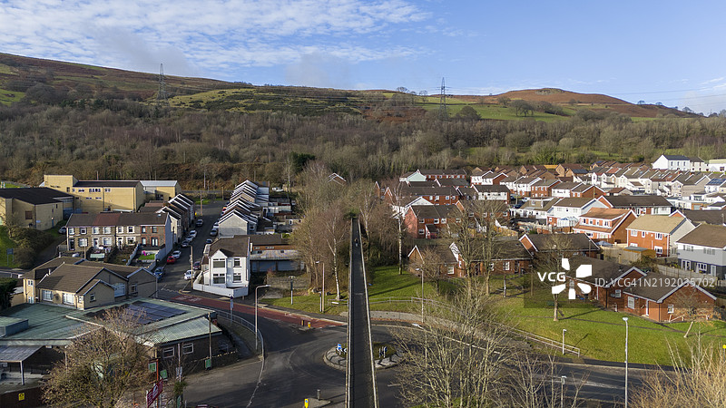 阿伯凡的鸟瞰图图片素材