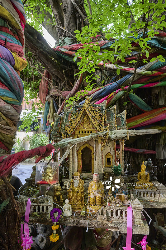 泰国曼谷的灵魂屋图片素材