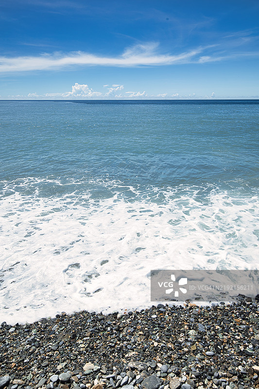 海洋与天空的美丽景色，华，台湾图片素材