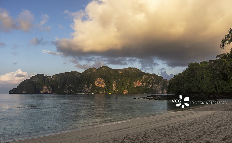 海洋与天空的美丽景色图片素材